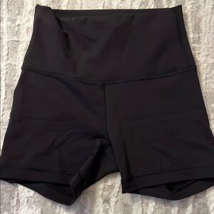 lululemon athletica Midnight Black High-Waist Shorts